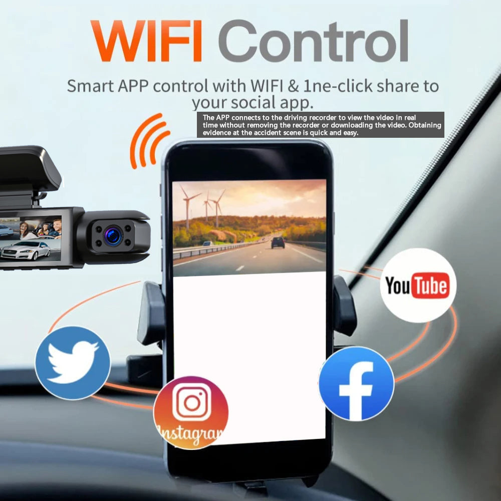 Dash Cam Pro WiFi + Memoria de 64GB