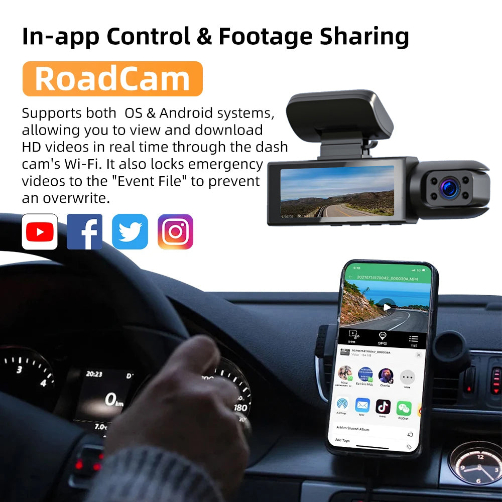 Dash Cam Pro WiFi + Memoria de 64GB