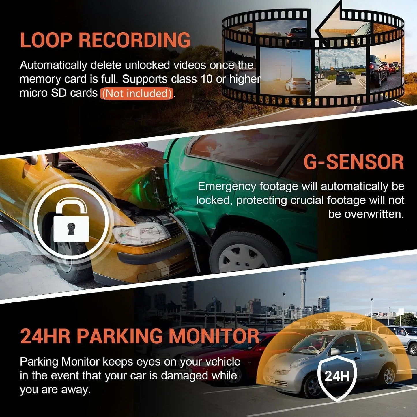 Dash Cam Pro WiFi + Memoria de 64GB