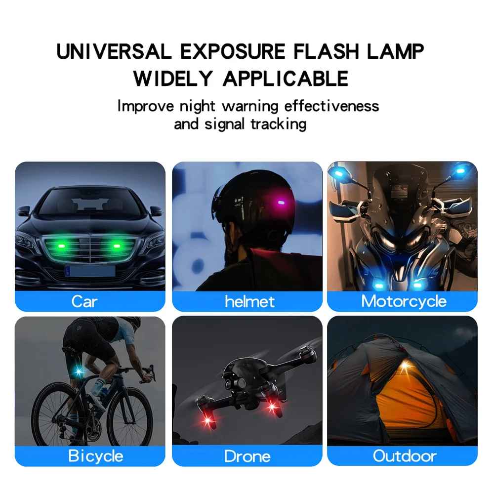 Luces Led Estroboscópicas Inalámbricas Para Vehiculos